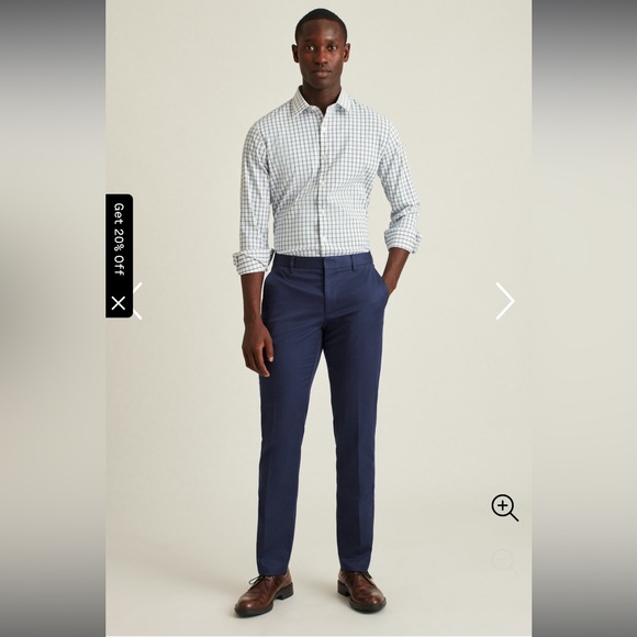 Bonobos Weekday Warrior dress pants - Monday True Blue - Picture 3 of 8